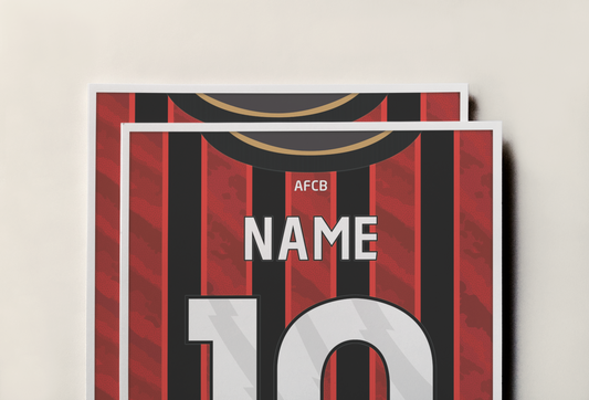 AFC Bournemouth 25/26 Home Kit Poster
