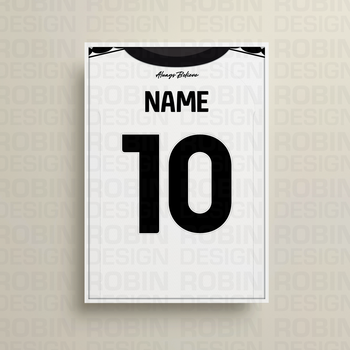 Bristol City 25/26 Away Kit Poster