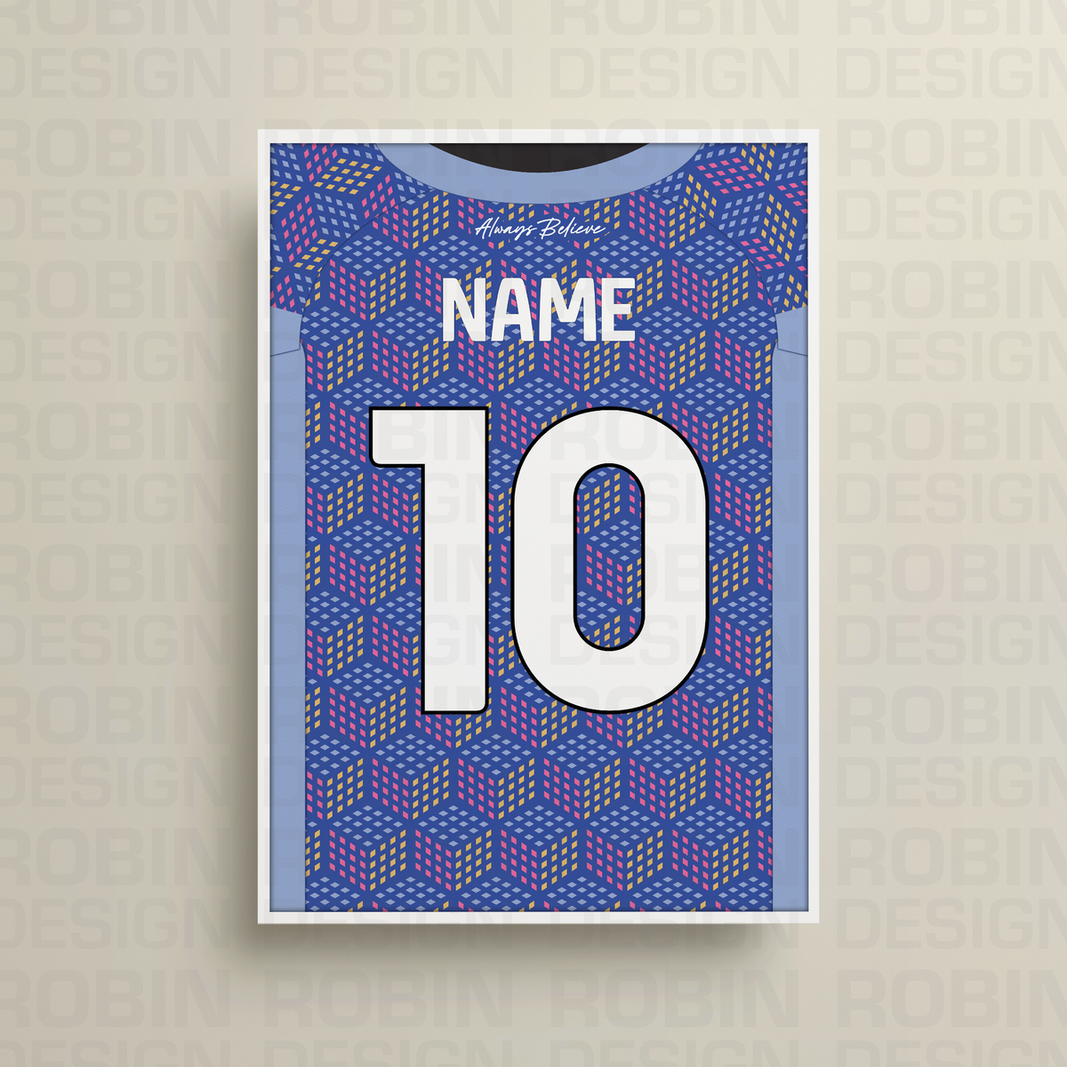 Bristol City 25/26 Away Goalkeeper Kit Poster