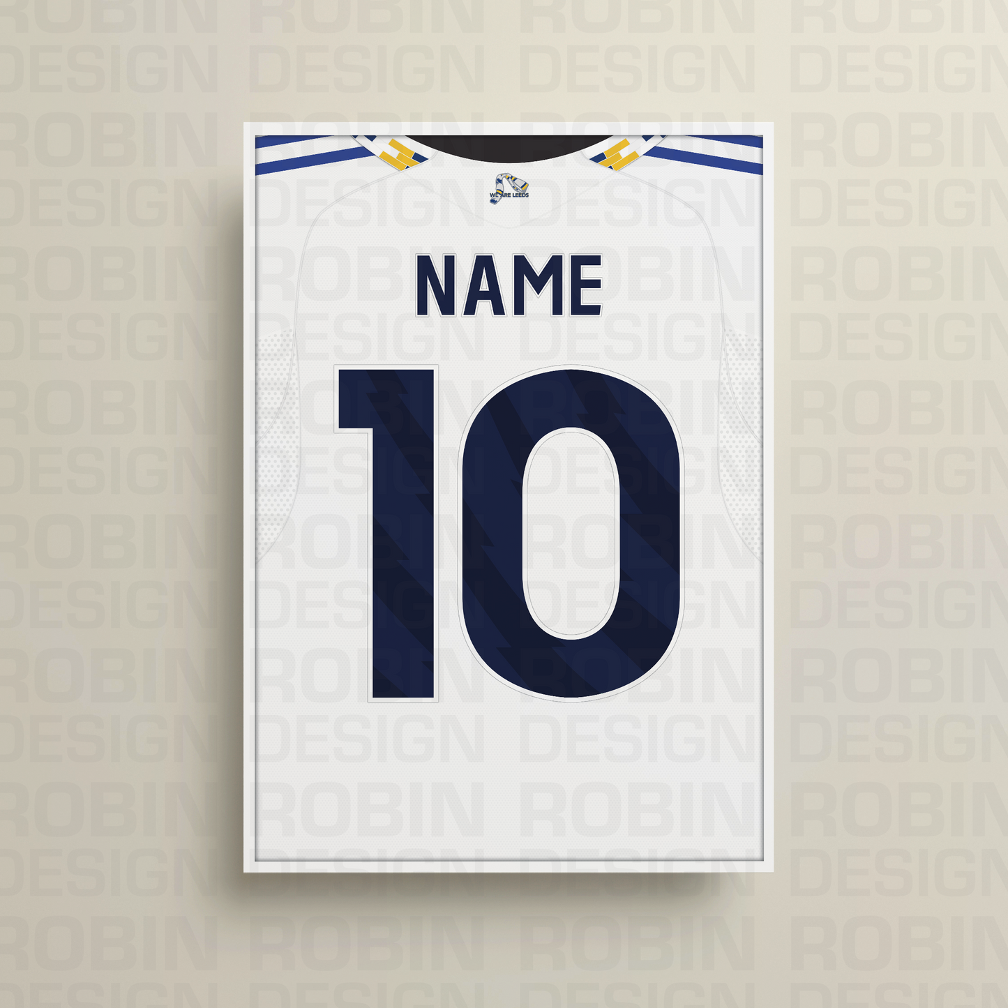 Leeds United 25/26 Home Kit Poster