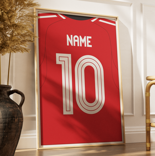Nottingham Forest 25/26 Home Kit Poster