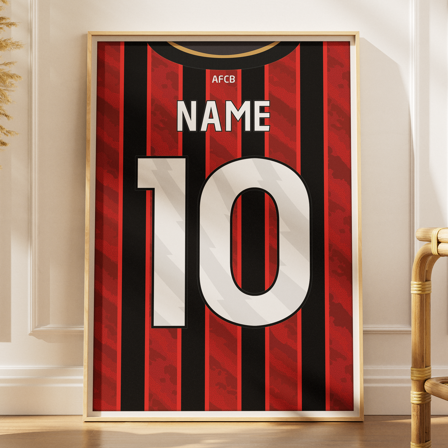 AFC Bournemouth 25/26 Home Kit Poster