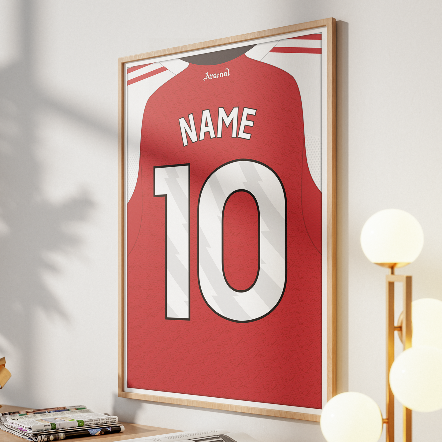 Arsenal 25/26 Home Kit Poster
