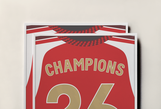2026 Arsenal Champions Poster