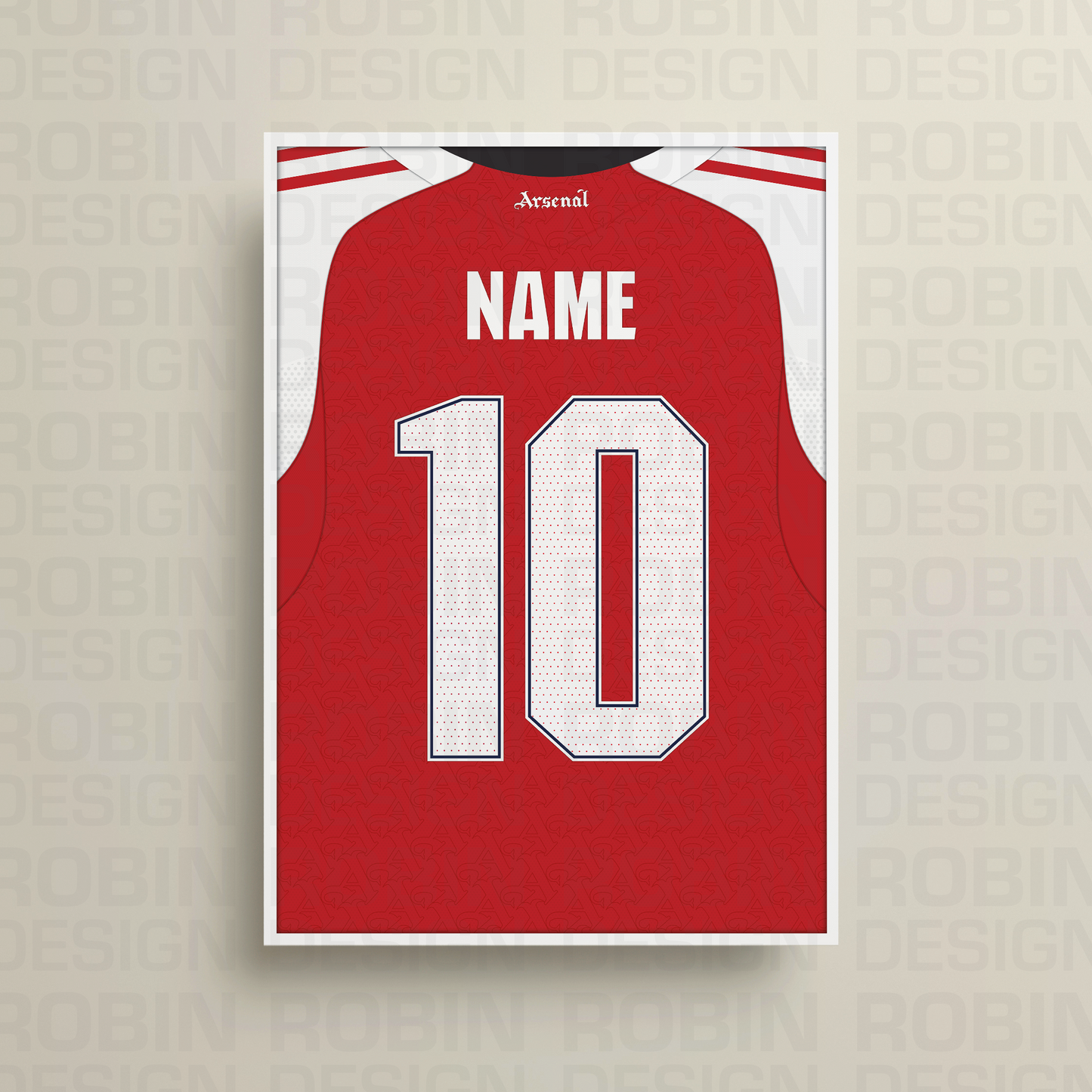 Arsenal 25/26 Home Kit Poster
