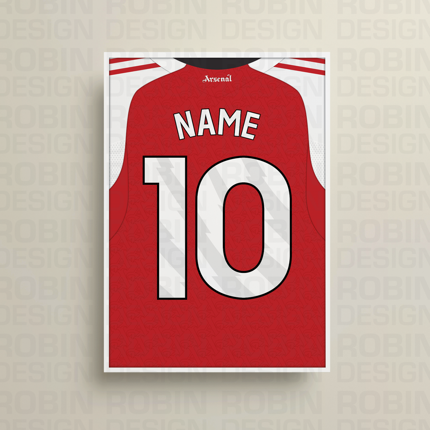 Arsenal 25/26 Home Kit Poster
