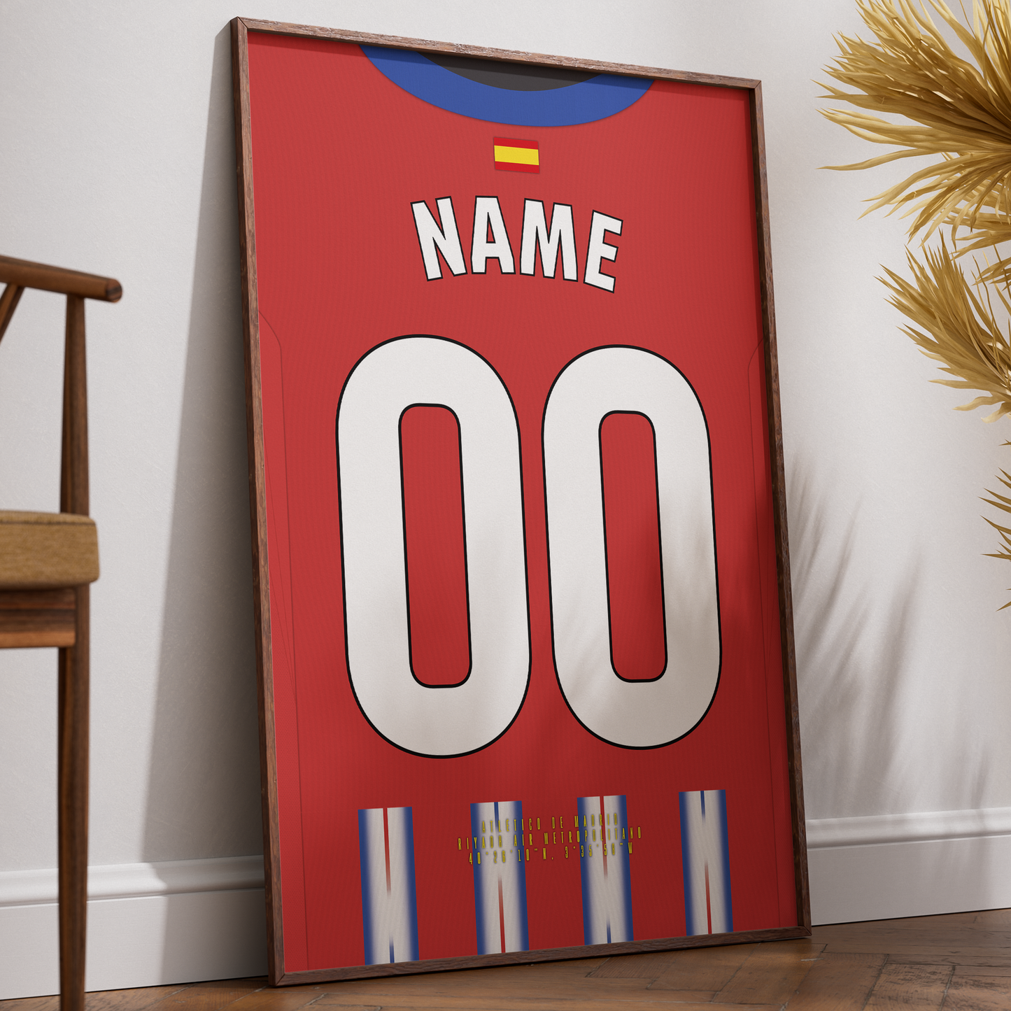 Atletico Madrid 24/25 Home Kit Poster