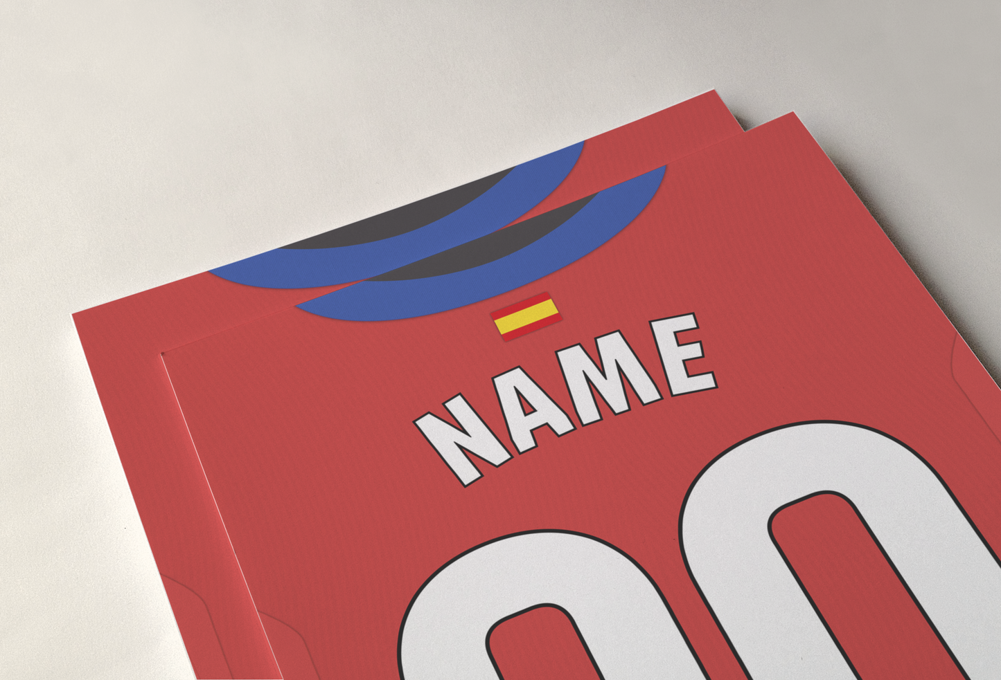 Atletico Madrid 24/25 Home Kit Poster