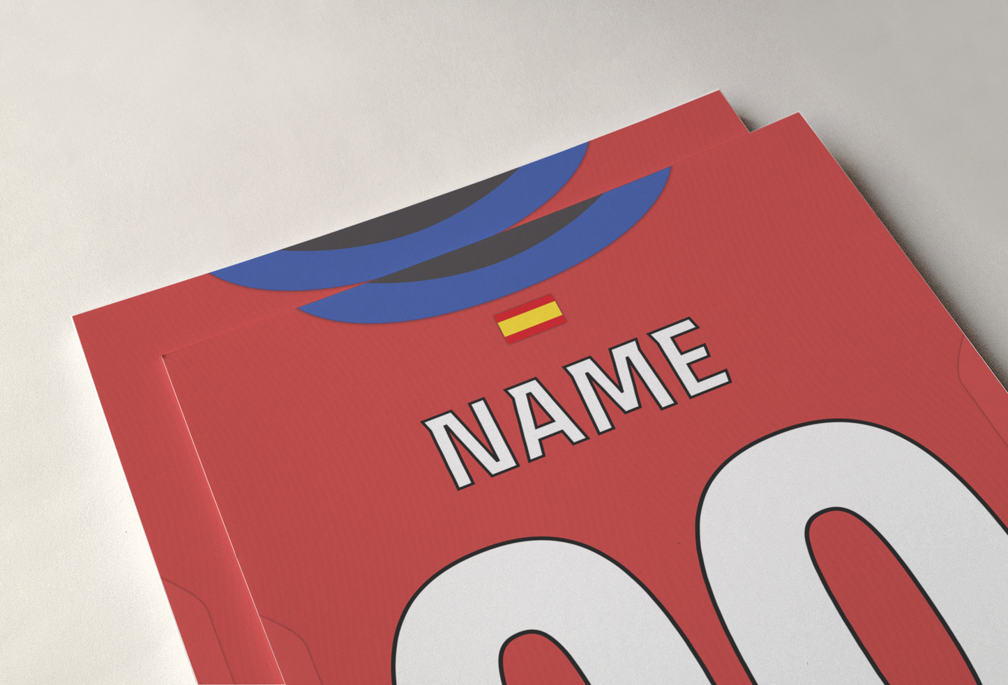 Atletico Madrid 24/25 Home Kit Poster