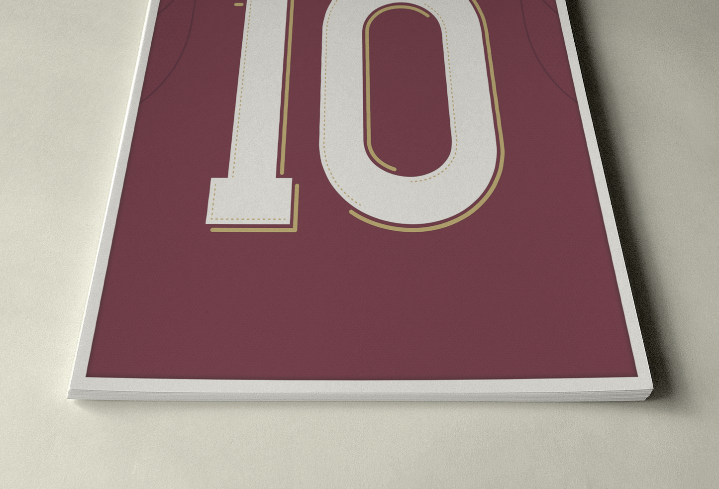 Aston Villa 25/26 Home Kit Poster