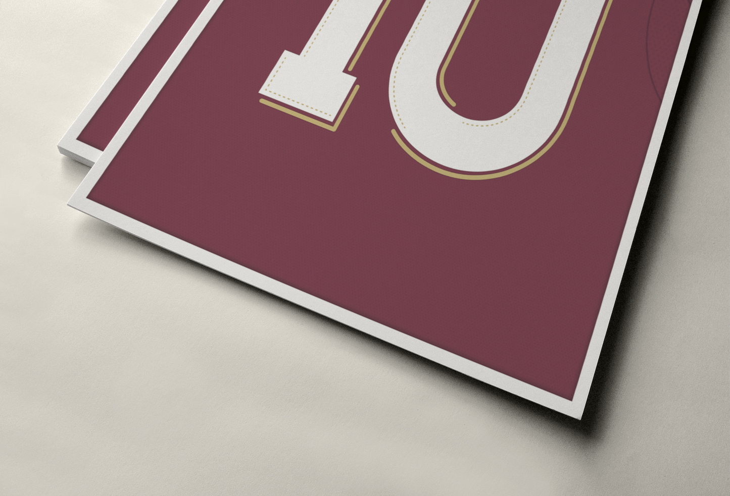 Aston Villa 25/26 Home Kit Poster