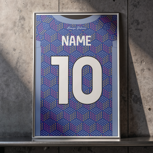 Bristol City 25/26 Away Goalkeeper Kit Poster