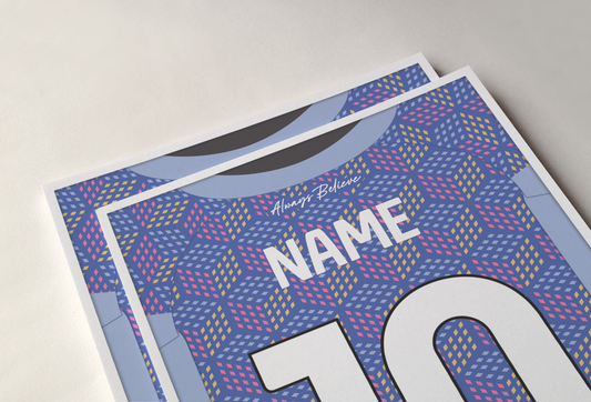 Bristol City 25/26 Away Goalkeeper Kit Poster