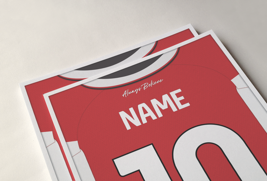 Bristol City 25/26 Home Kit Poster