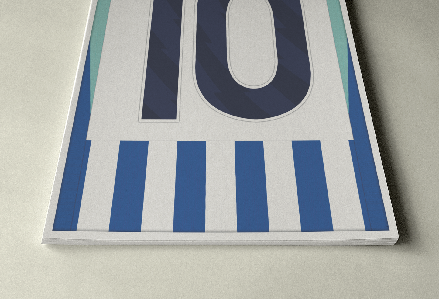 Brighton & Hove Albion 25/26 Home Kit Poster