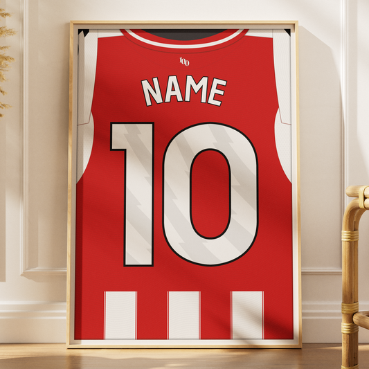 Brentford 25/26 Home Kit Poster