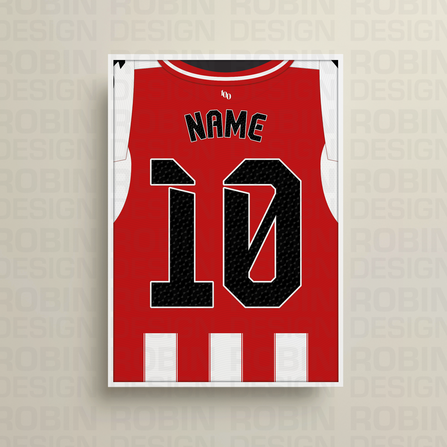 Brentford 25/26 Home Kit Poster