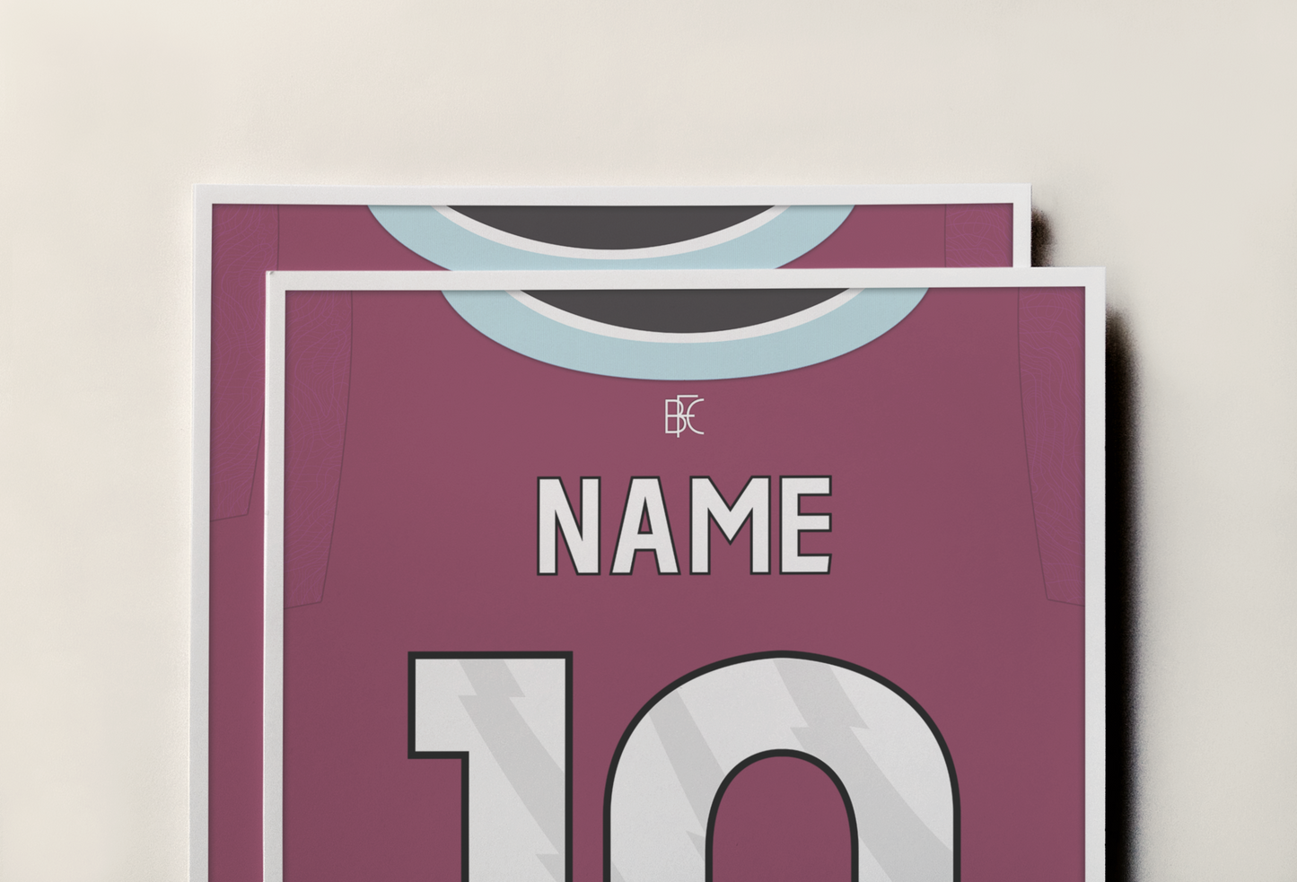 Burnley 25/26 Home Kit Poster