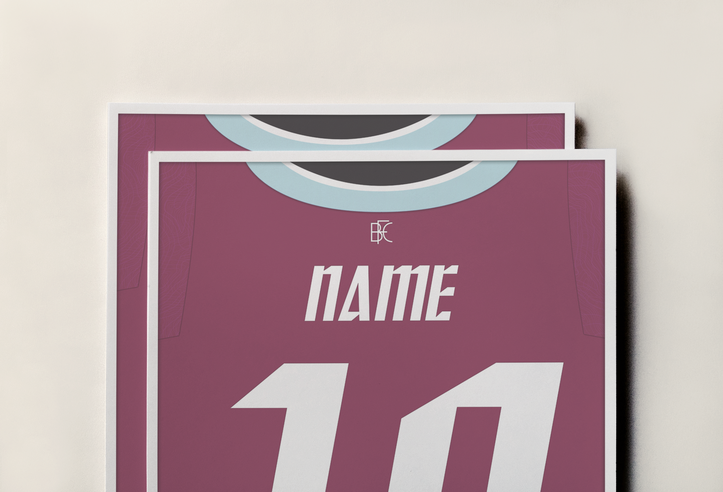 Burnley 25/26 Home Kit Poster