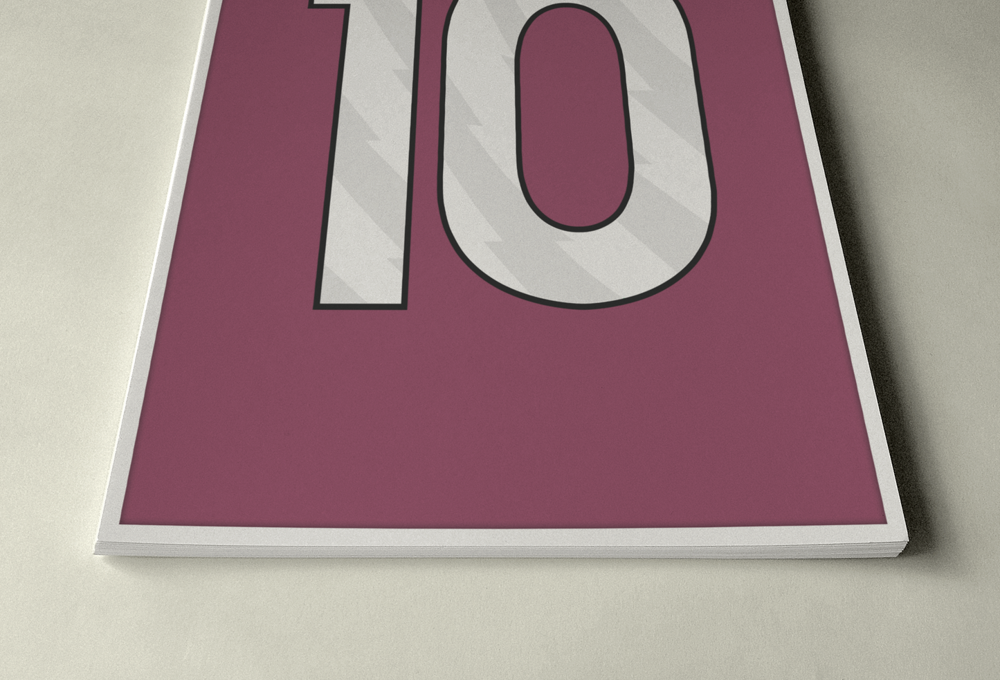 Burnley 25/26 Home Kit Poster
