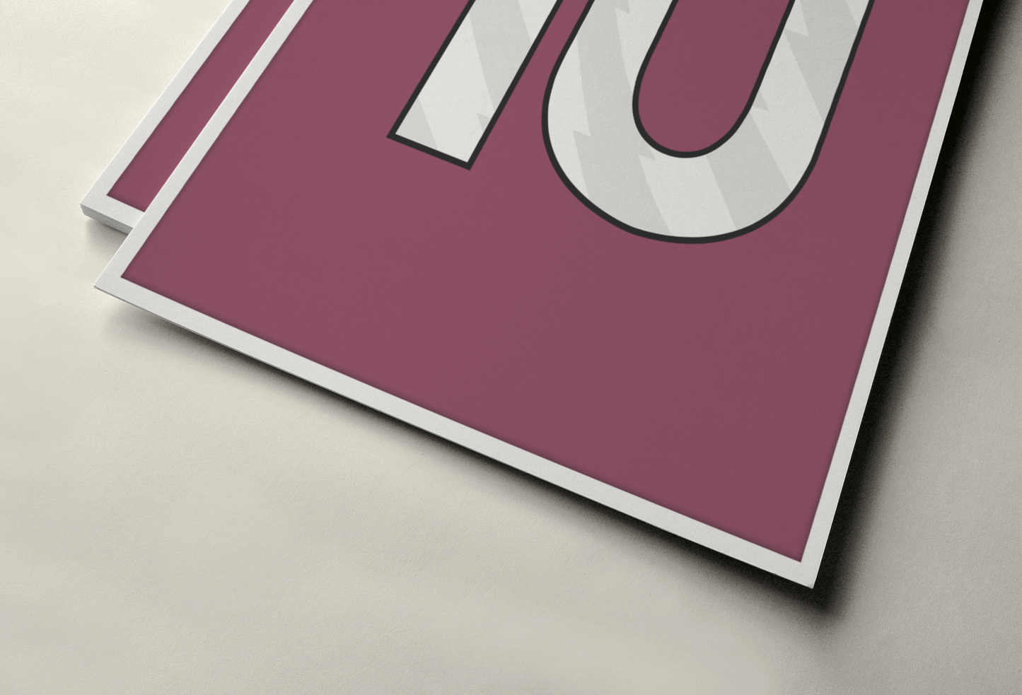 Burnley 25/26 Home Kit Poster