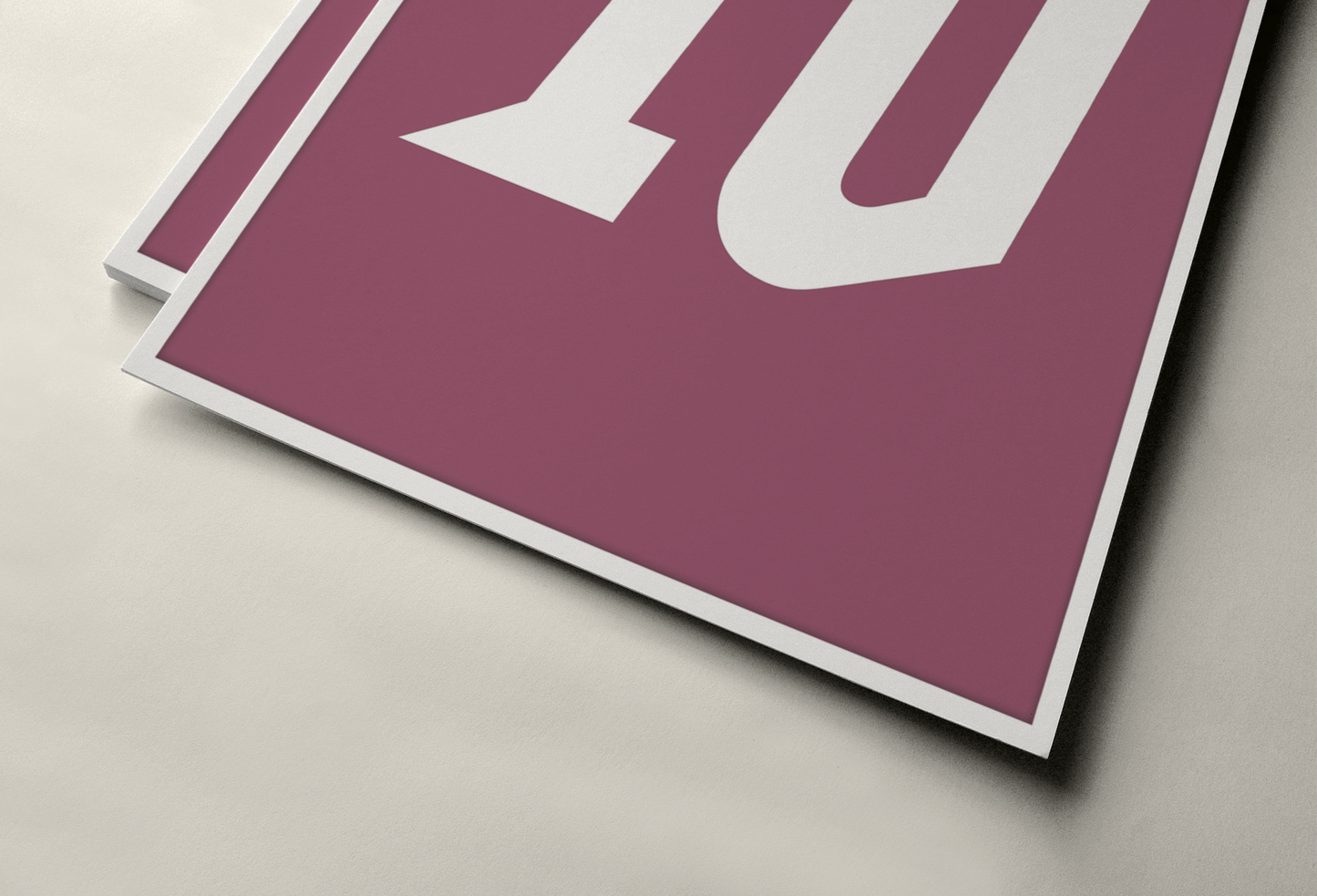 Burnley 25/26 Home Kit Poster