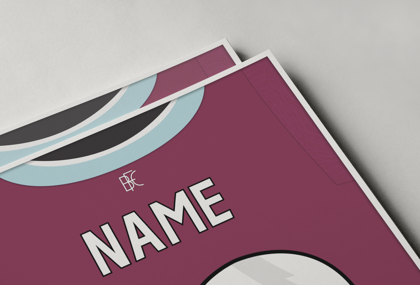 Burnley 25/26 Home Kit Poster