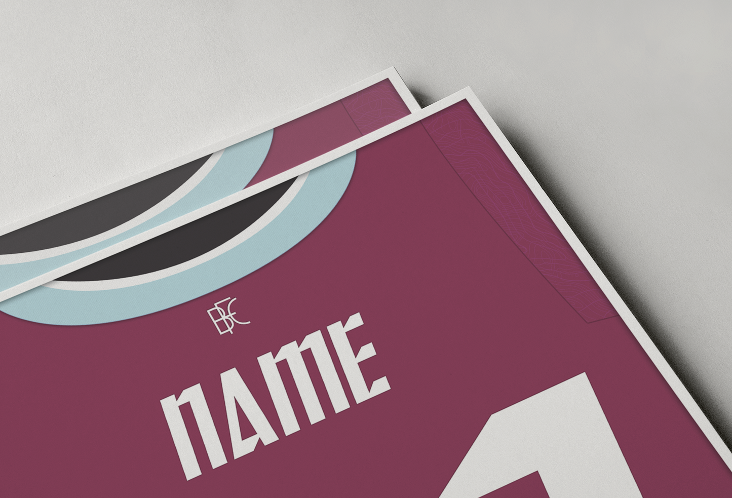 Burnley 25/26 Home Kit Poster