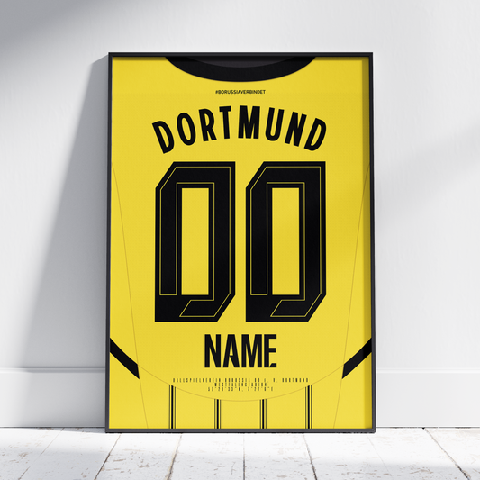 Borussia Dortmund 24/25 Home Kit Poster