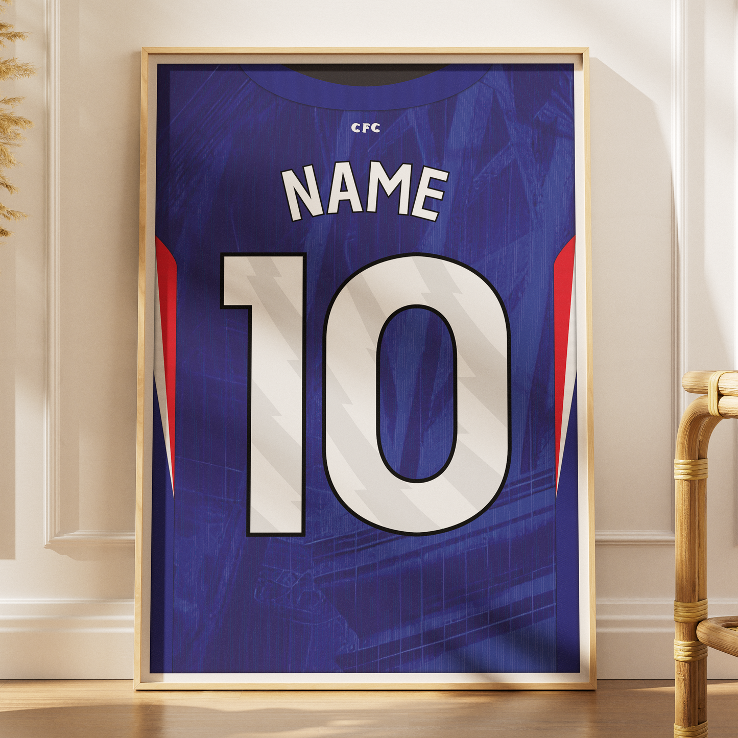 Chelsea 25/26 Home Kit Poster