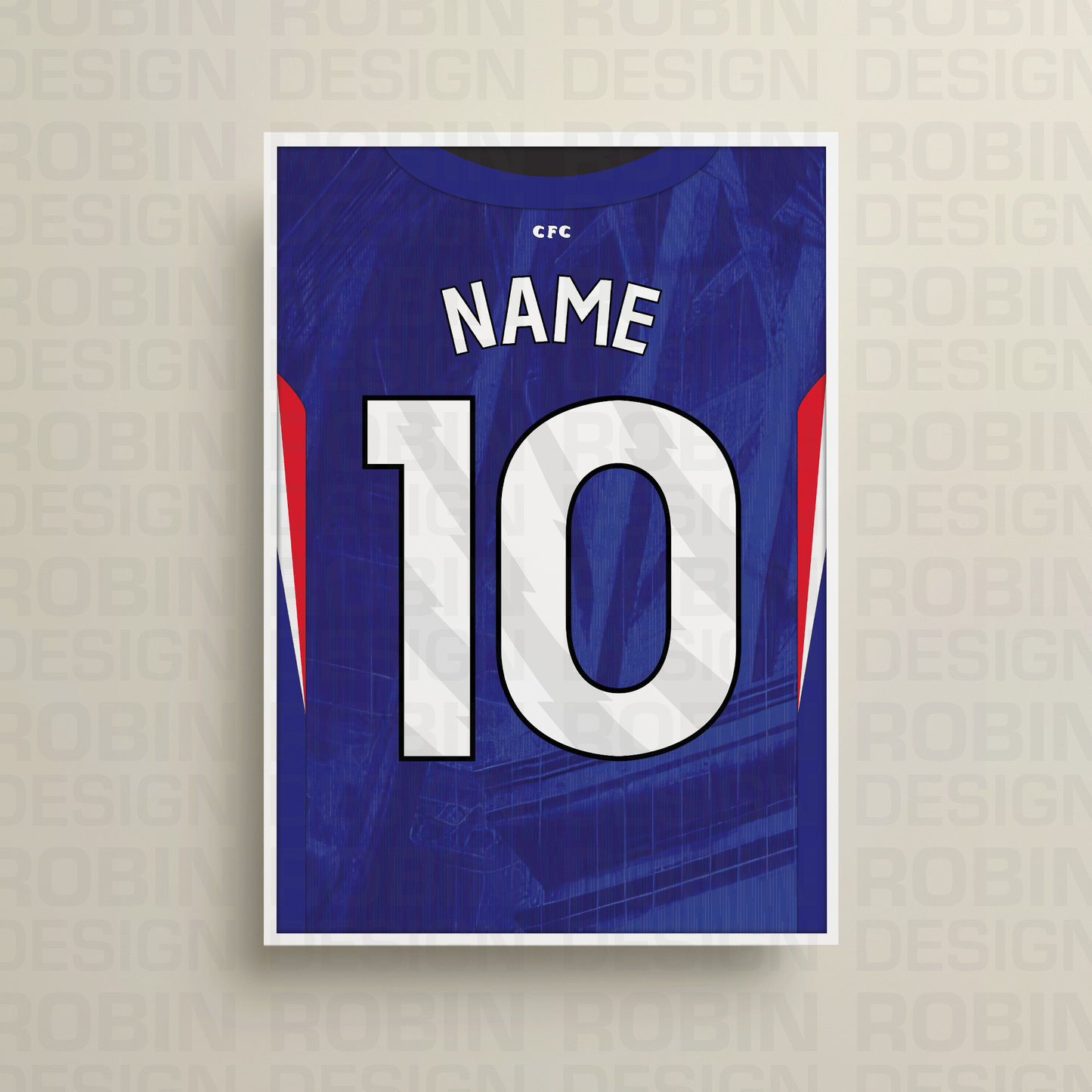 Chelsea 25/26 Home Kit Poster