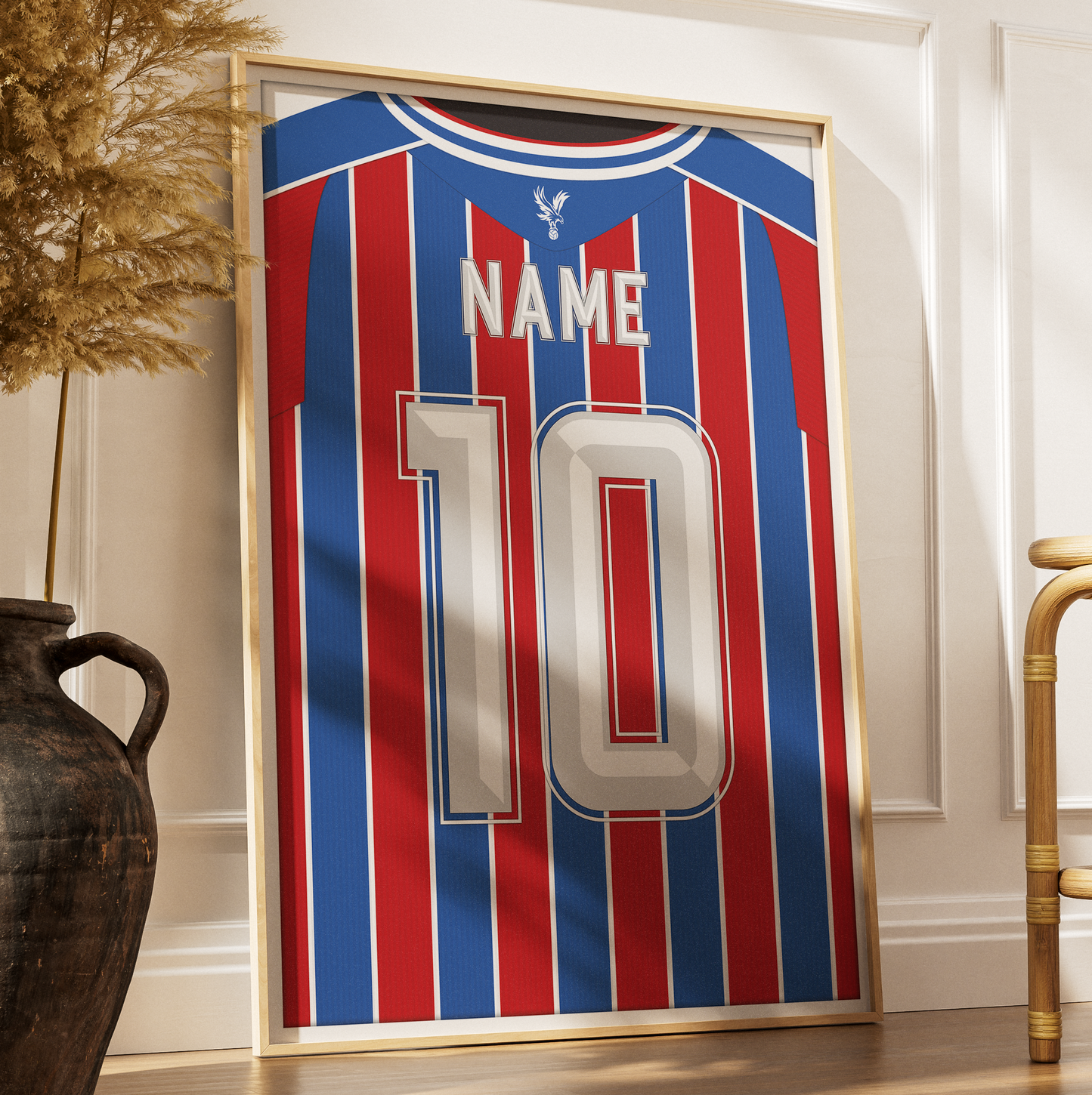 Crystal Palace 25/26 Home Kit Poster