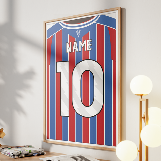 Crystal Palace 25/26 Home Kit Poster