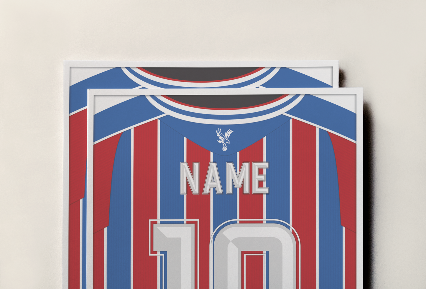 Crystal Palace 25/26 Home Kit Poster