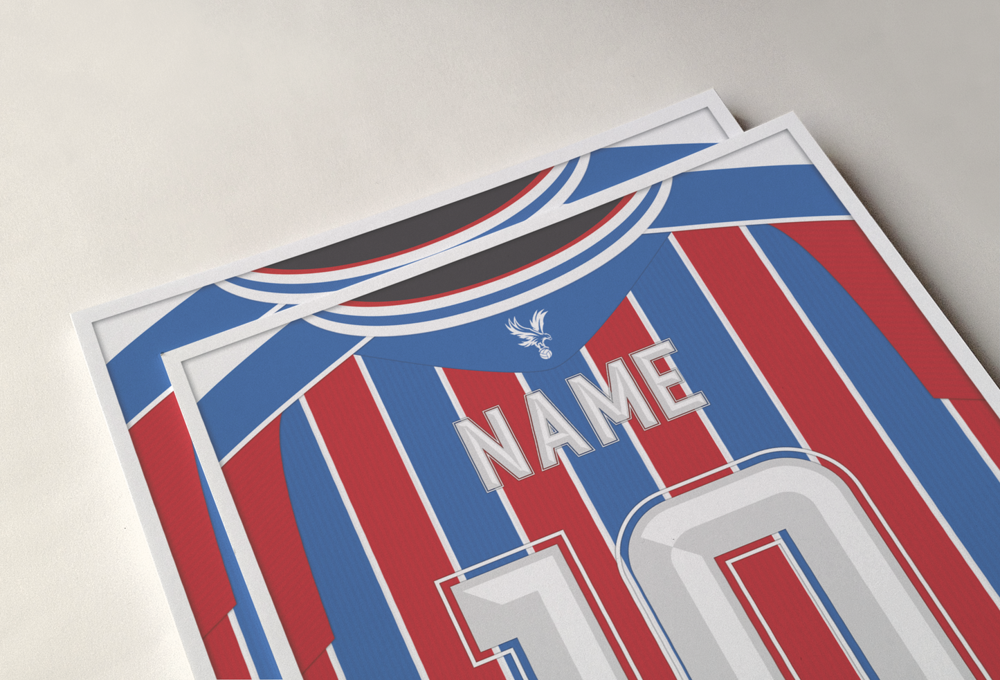 Crystal Palace 25/26 Home Kit Poster