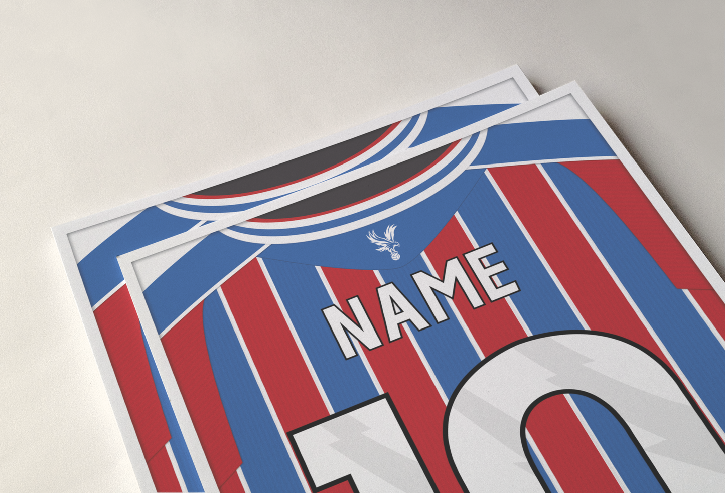 Crystal Palace 25/26 Home Kit Poster