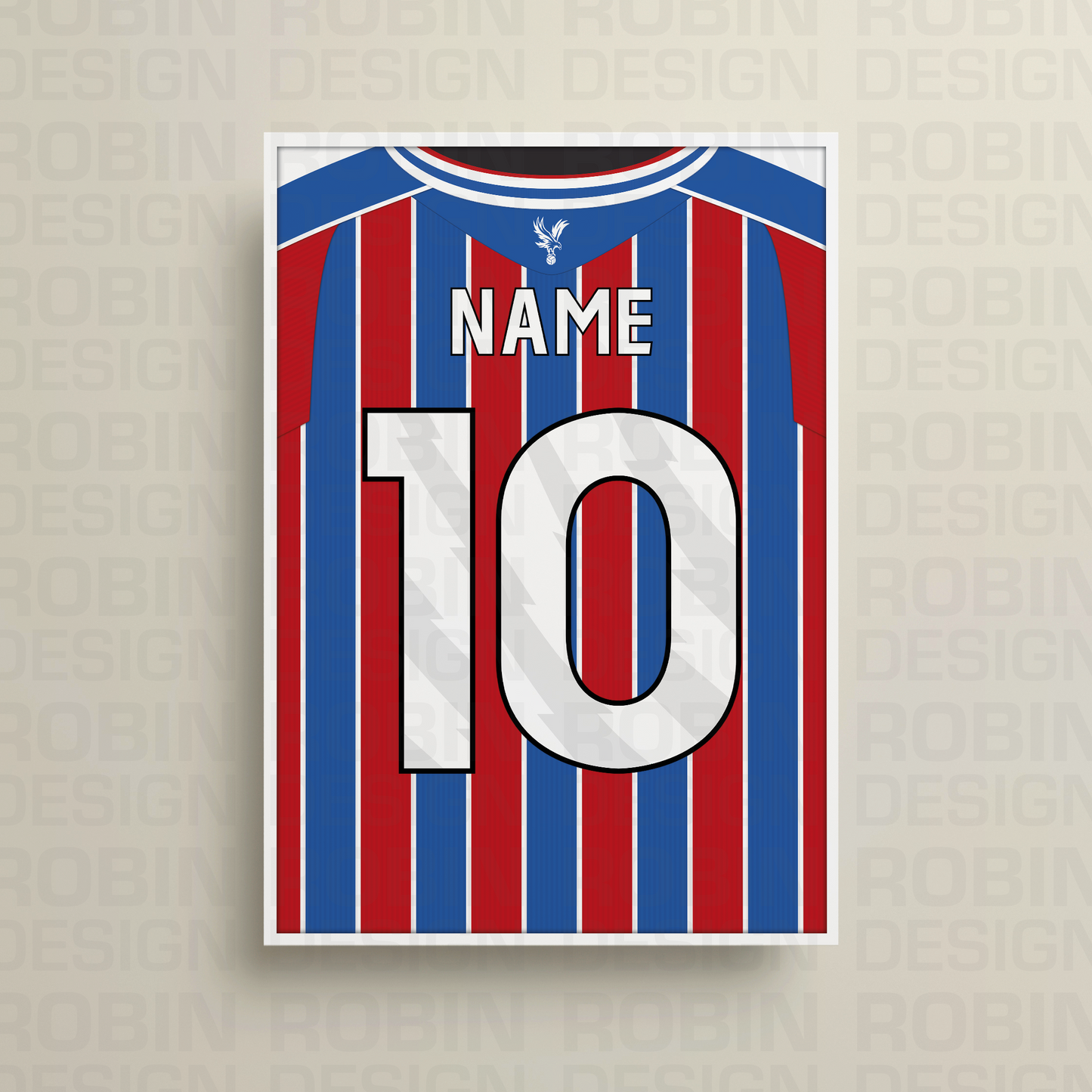 Crystal Palace 25/26 Home Kit Poster