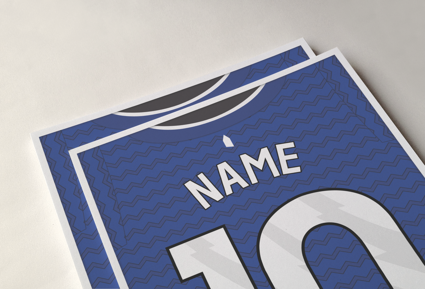 Everton 25/26 Home Kit Poster