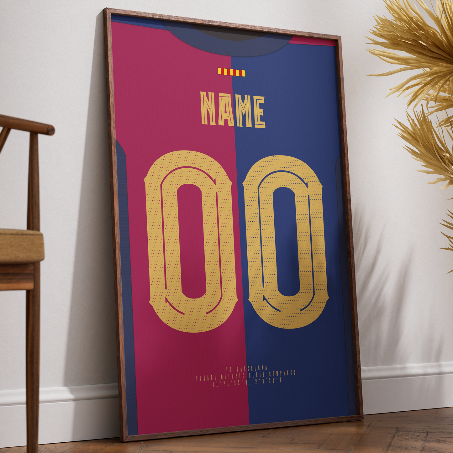 FC Barcelona 24/25 Home Kit Poster