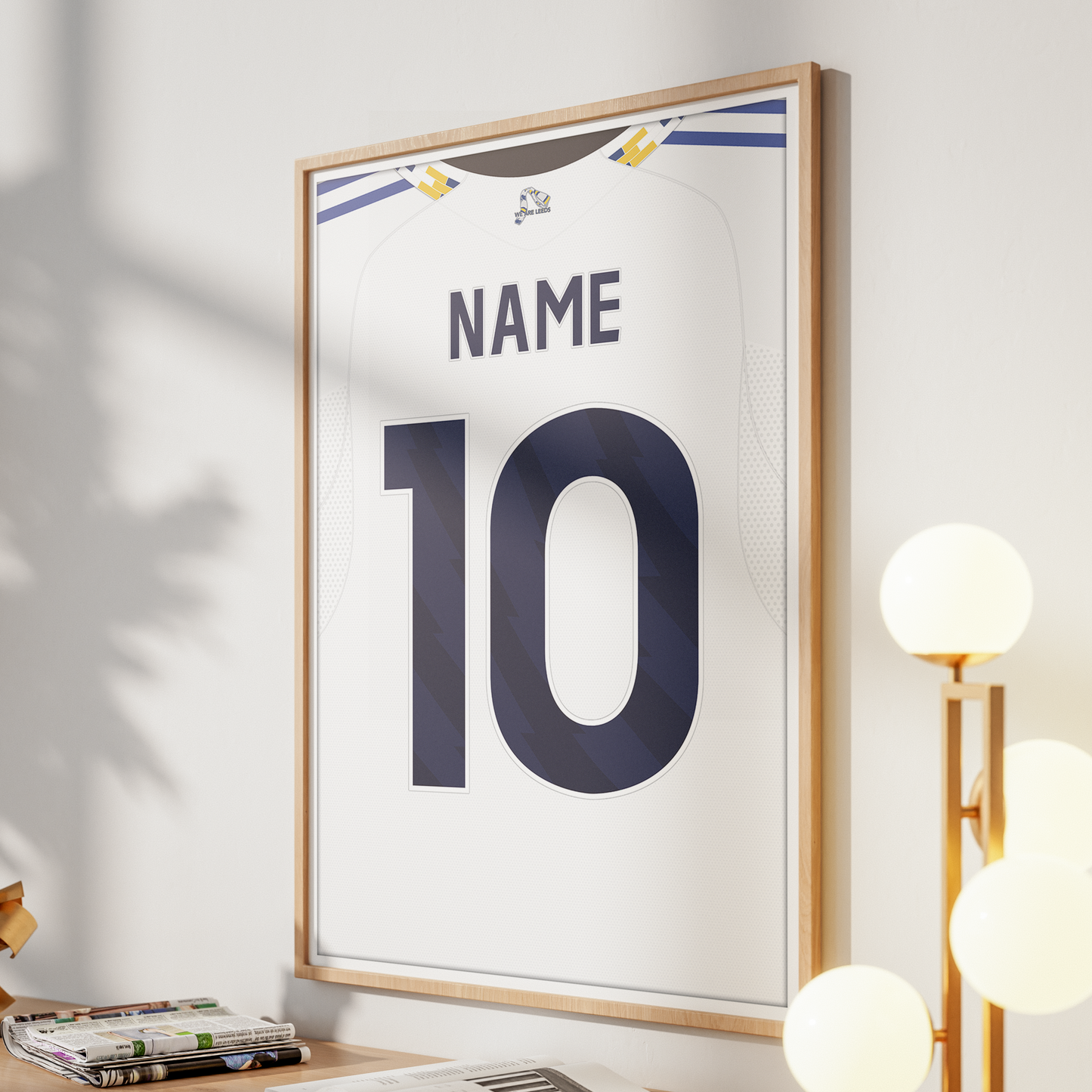 Leeds United 25/26 Home Kit Poster