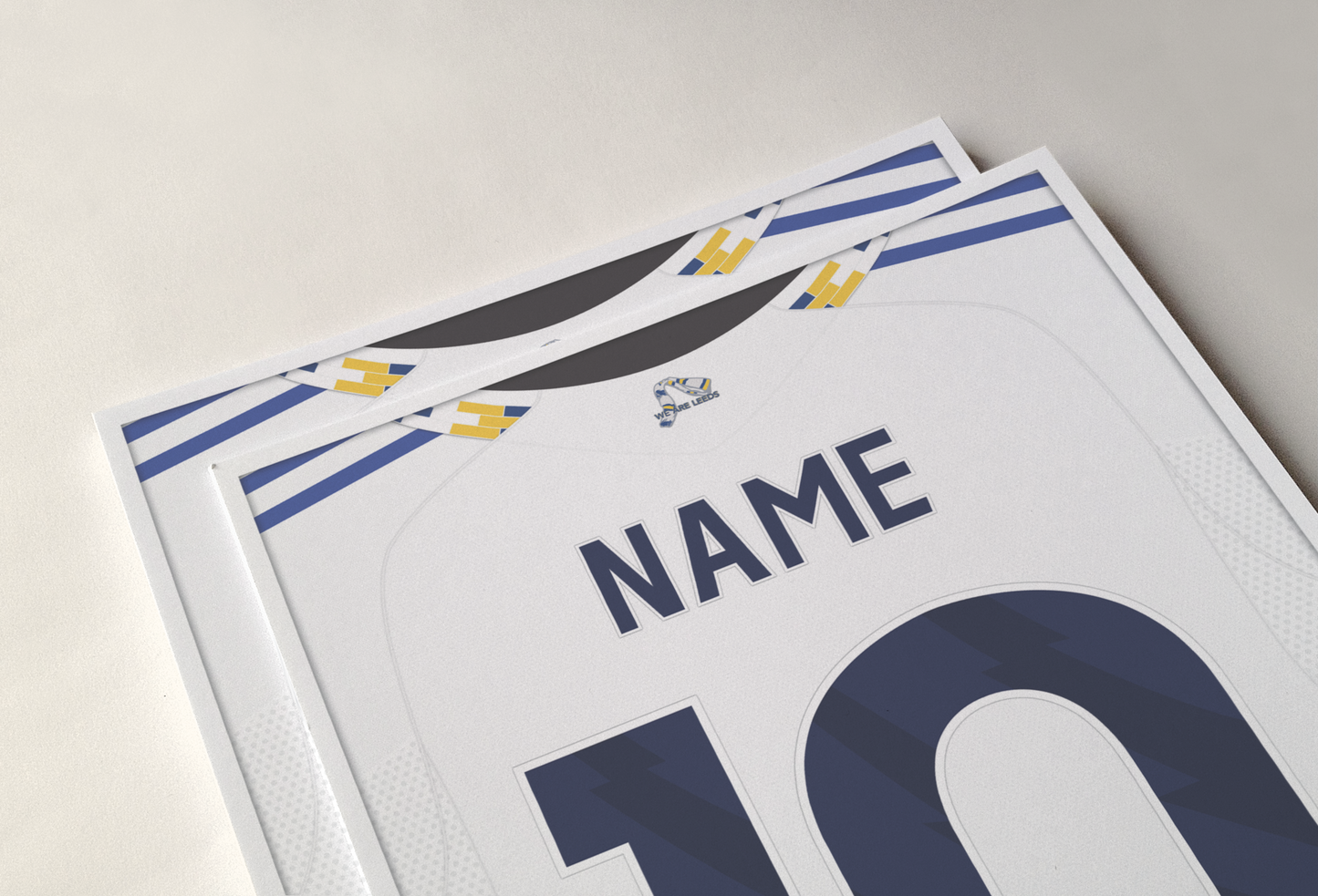 Leeds United 25/26 Home Kit Poster