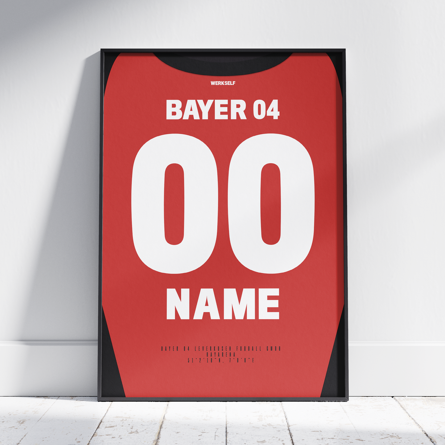 Bayer 04 Leverkusen 24/25 Home Kit Poster