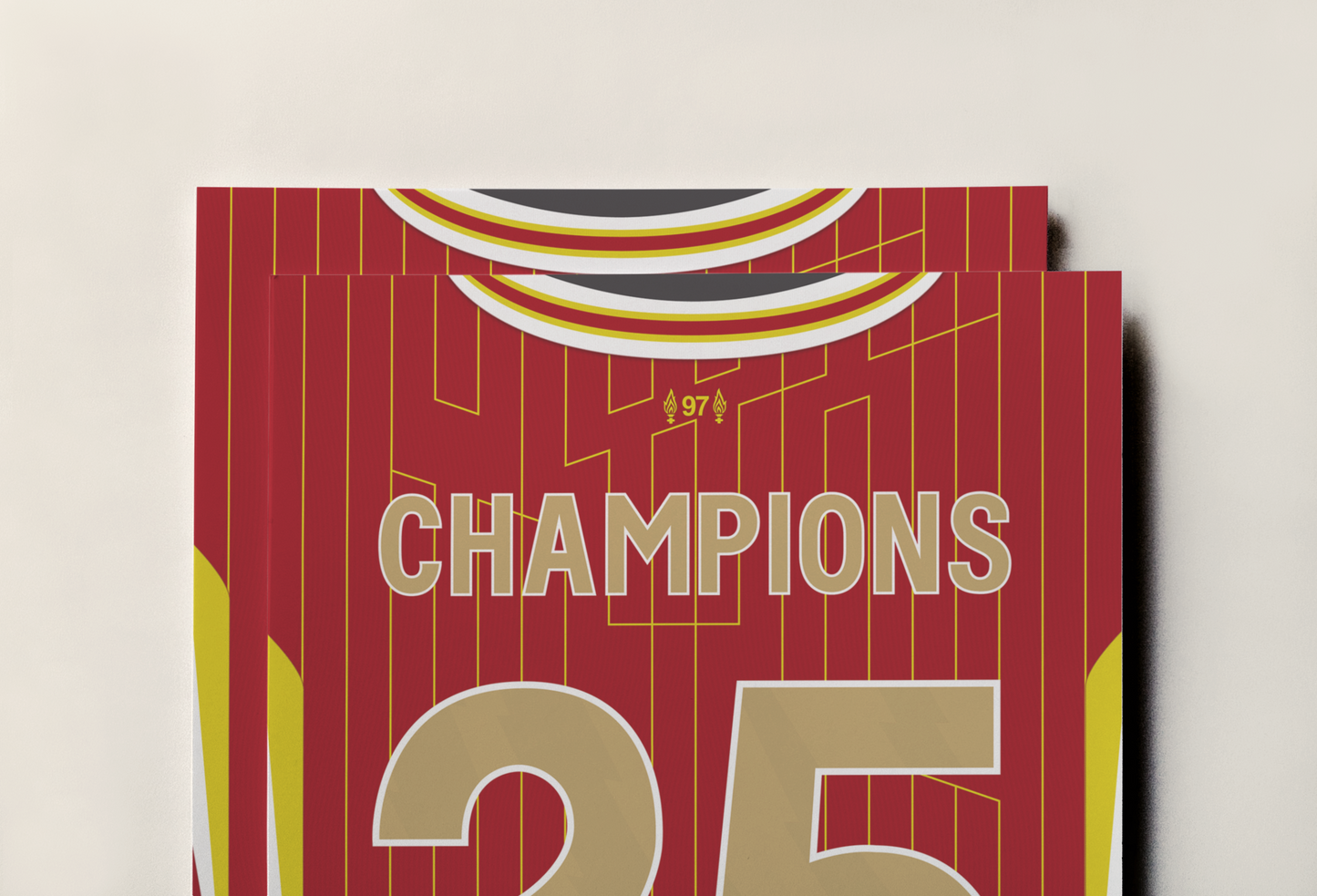 2025 Liverpool Champions Poster