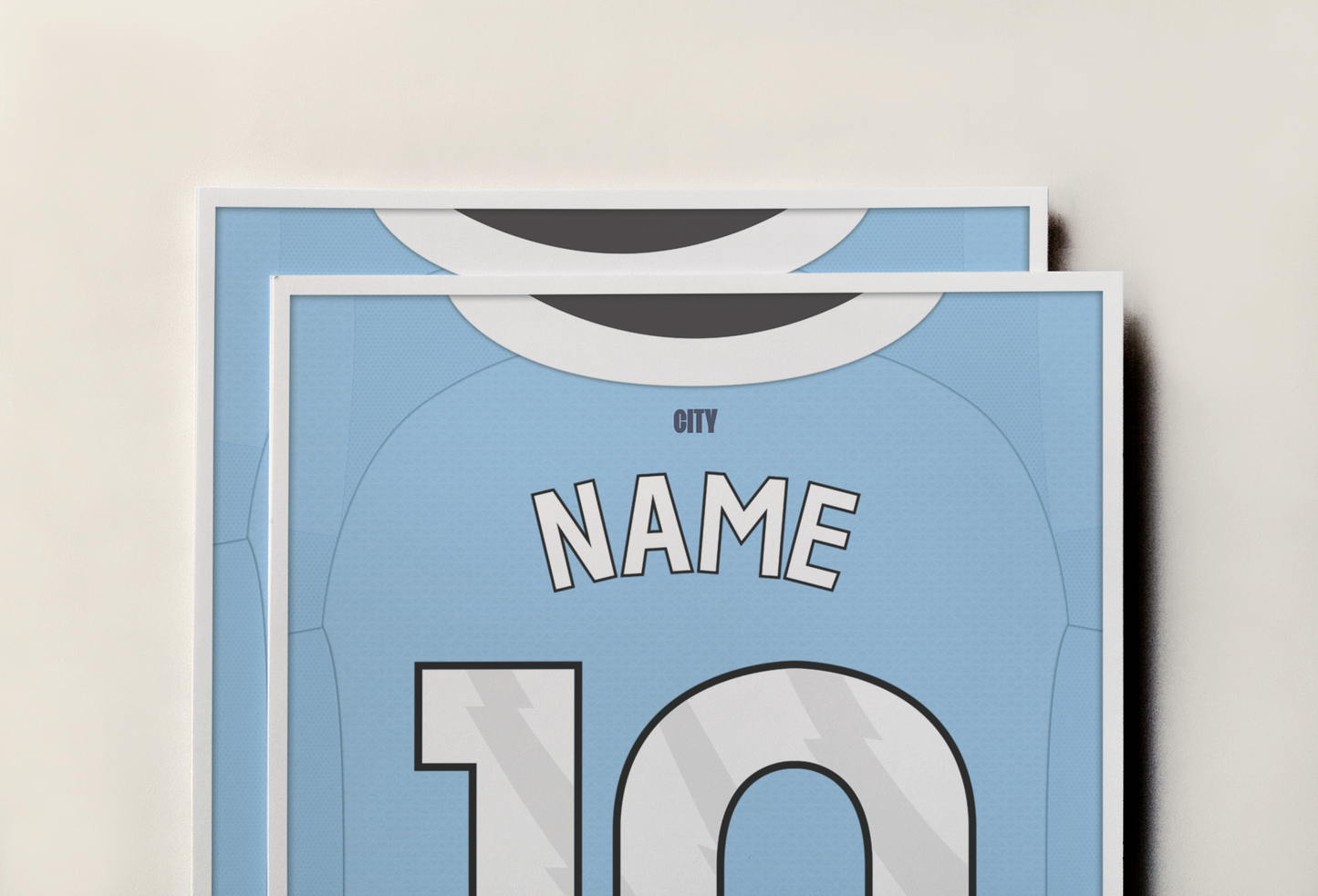 Manchester City 25/26 Home Kit Poster