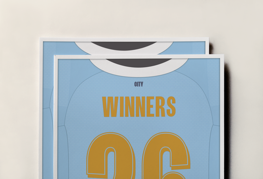 2026 Manchester City Winners Poster