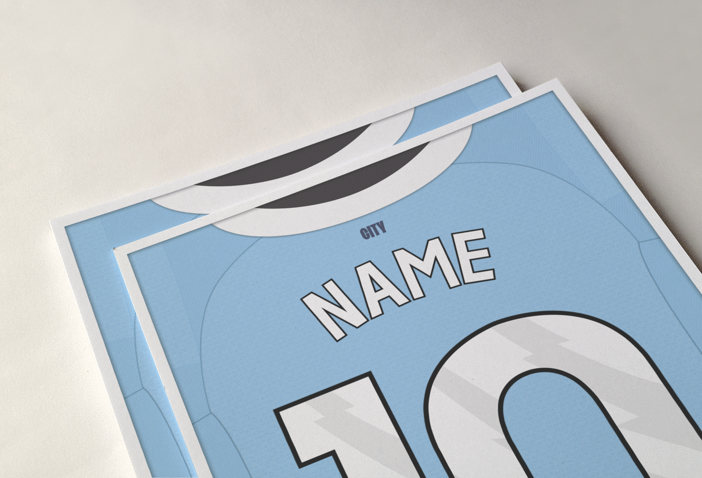 Manchester City 25/26 Home Kit Poster