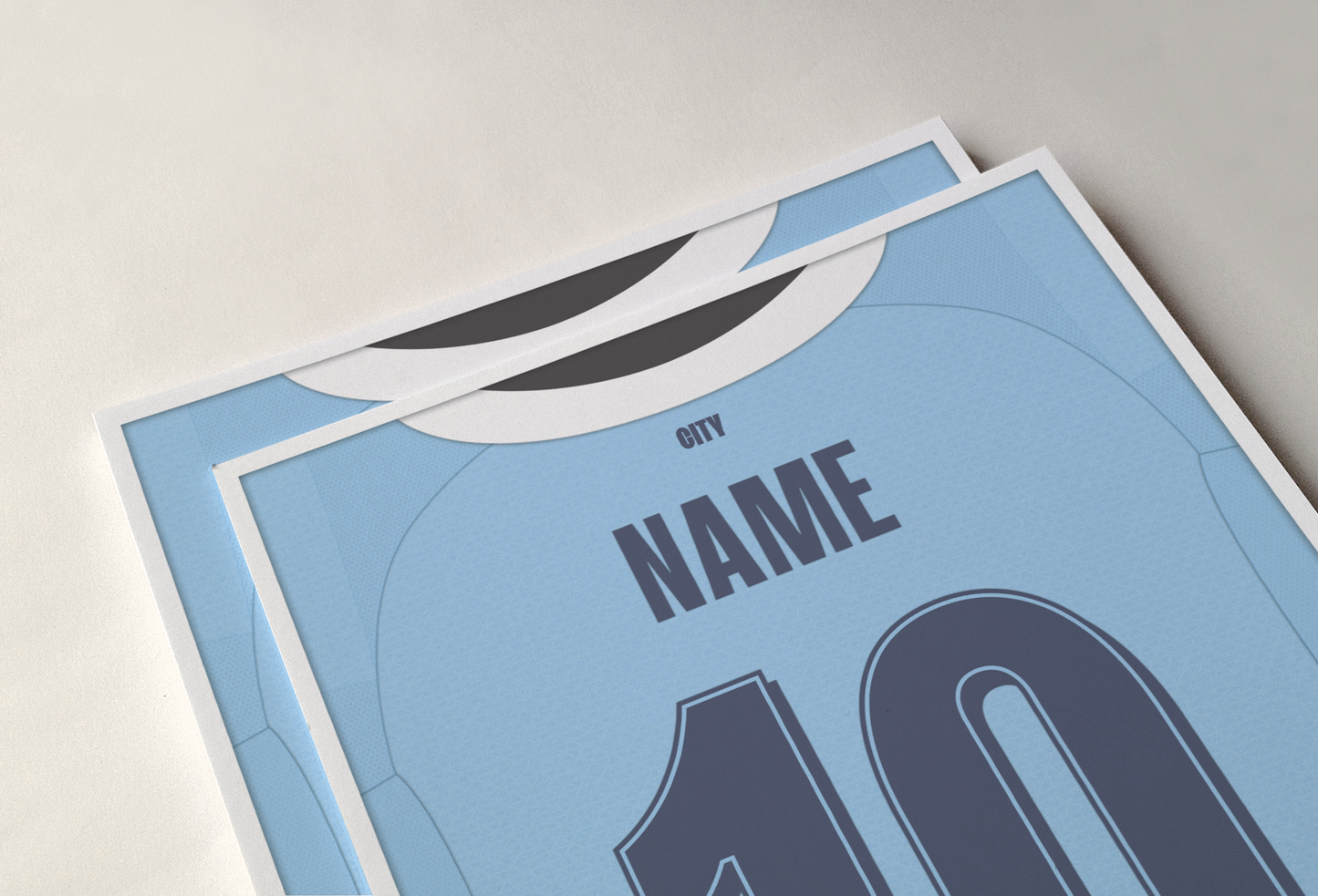 Manchester City 25/26 Home Kit Poster