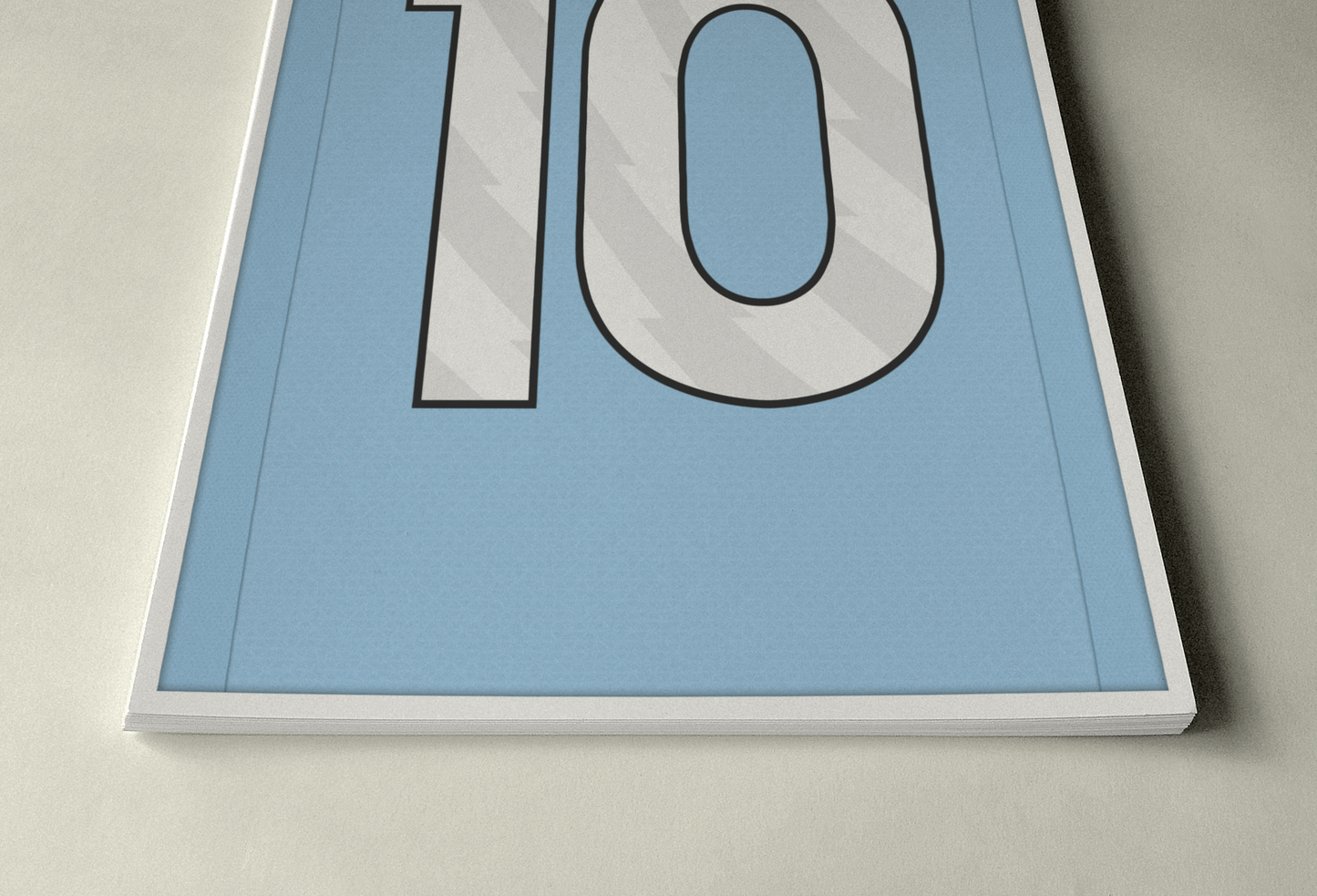 Manchester City 25/26 Home Kit Poster