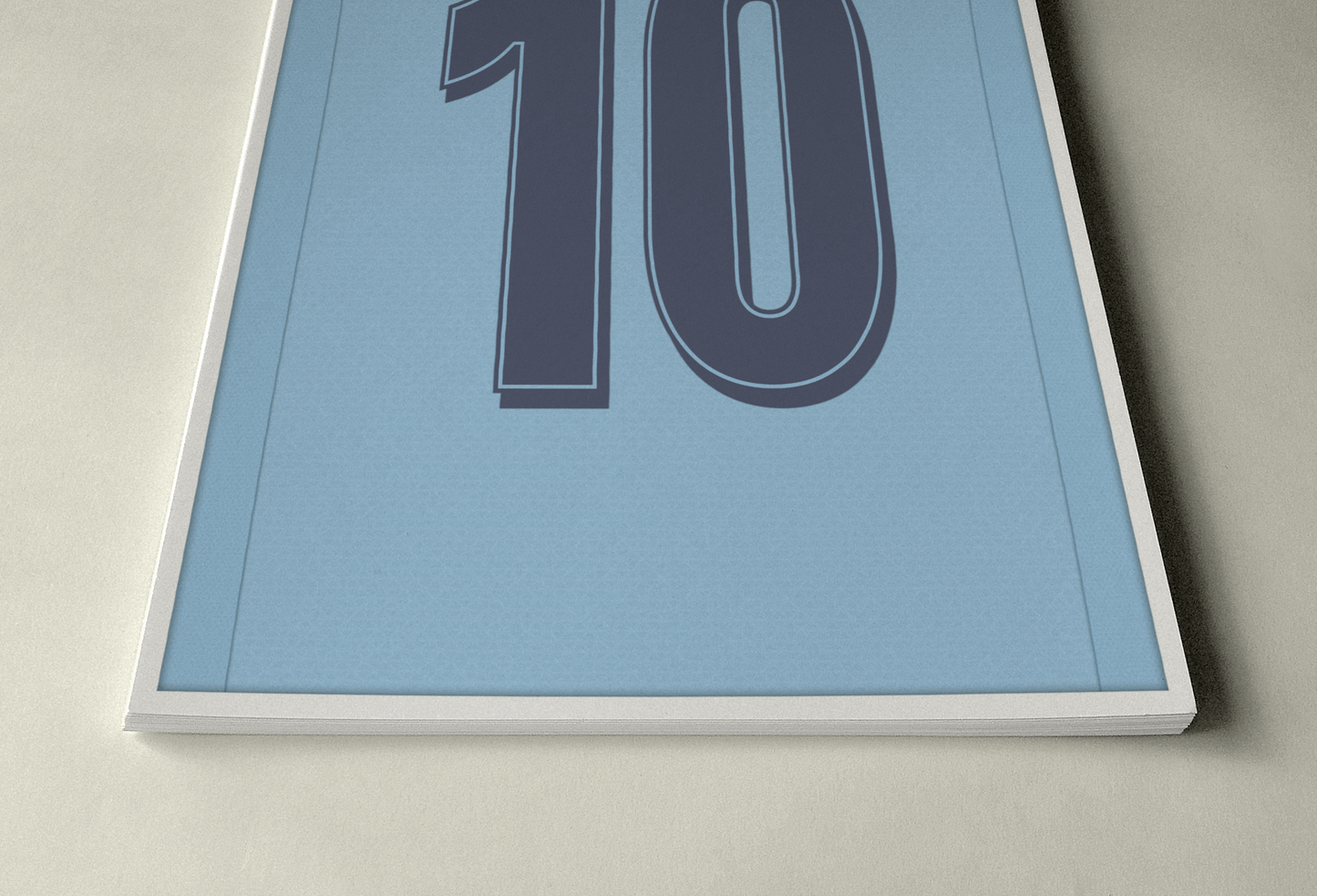 Manchester City 25/26 Home Kit Poster