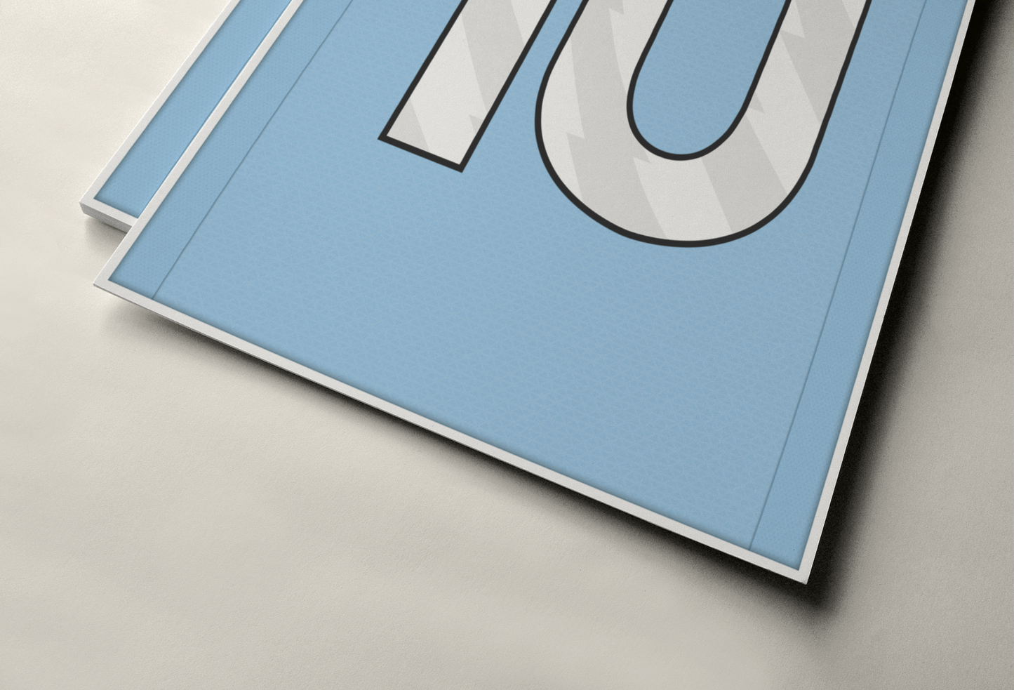 Manchester City 25/26 Home Kit Poster